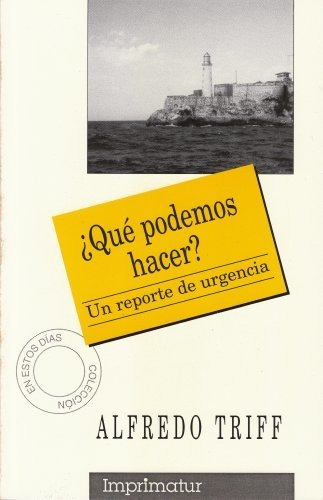 Libro : Que Podemos Hacer? Un Reporte De Urgencia - Alfredo