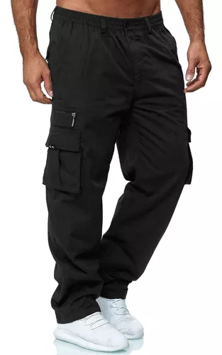 Pantalones Cargo Hombre Lica Premium Multibolsillos Trabajo