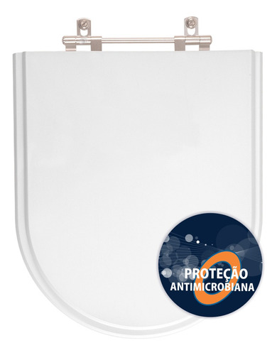 Assento Sanitário Antimicrobiano Carrara Branco Para Deca