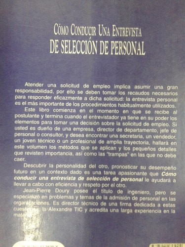 Imagen 2 de 5 de Como Conducir Una Entrevista De Seleccion De Personal *
