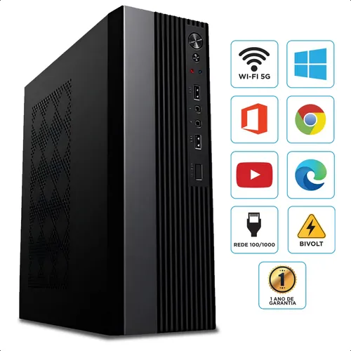 Mini Desktop Intel Core I7 16gb Ram Ssd 1tb+monitor 19 Win11