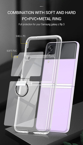 Para Samsung Galaxy Z Flip 5/z4/z3 Funda De Teléfono Slim*/