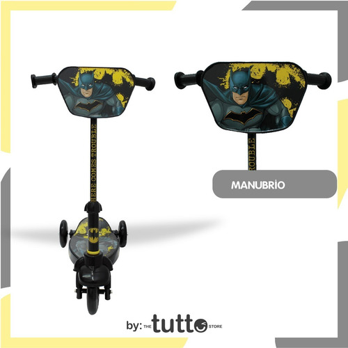 Imagen 3 de 9 de Scooter Para Niño Batman Flying Wheels