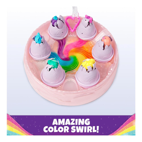 Hatchimals Alive, Rainbow Hatchery Con 6 Mini Figuras En Y 3