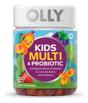 Comprar Olly Suplemento Multivitamínico Probiotico Kids 100 Gomitas