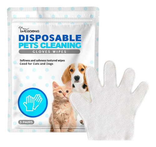 Luvas Descartáveis Para Limpeza De Animais De Estimação M