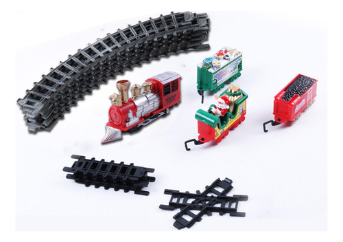 Juego De Tren De Navidad Retro, Decoración De Árbol De