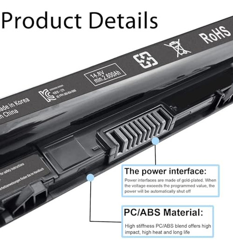 Batería De 40wh M5y1k 14.8v Para Dell Inspiron 14 15 17