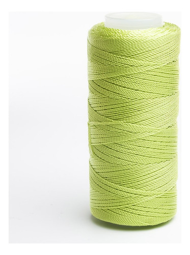 Caja 6 Pzs Hilo Crochet Nylon Sedificado Selanusa Color Verde Claro