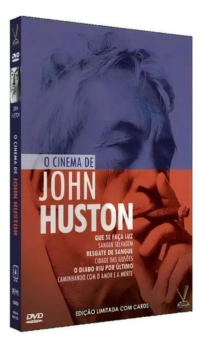 O Cinema De John Huston - 3 Dvd - 6 Filmes 6 Cards - Lacrado