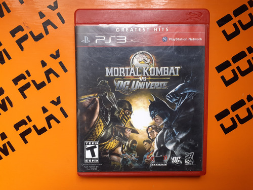 Mortal Kombat Vs Dc Ps3 (leer Descripción) Físico Dom Play (Usado)