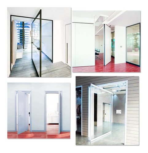 Bisagras Ocultas Giratorias De 360° Inoxidable Para Puerta