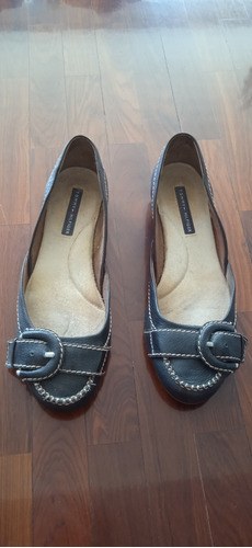 Zapatos De Cuero Para Damas, Tommy Hilfiger Talla 37.5