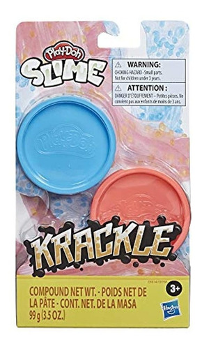 Masa Flexible/ Slime Play-doh, Color Azul-rosa, Marca Pyle