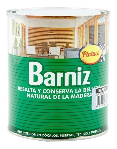 Imagen 1 de 5 de Oferta Del Dia Barniz 0.9 Litros Pintuco Transparente Techno