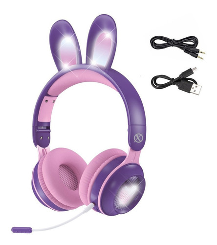 Auriculares Xinua Bunny Brush X-BB violeta