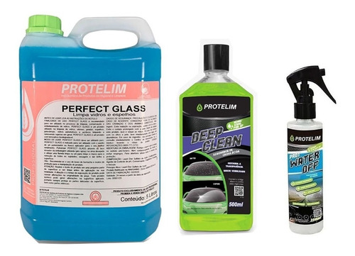 Kit Limpa Vidro Automotivo Prot Water Off