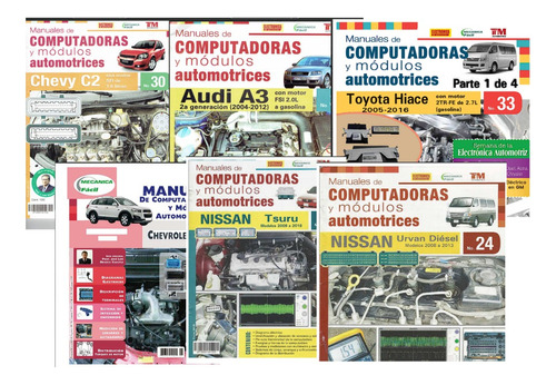 Pack Manuales De Electrónica Automotriz Varias Marcas