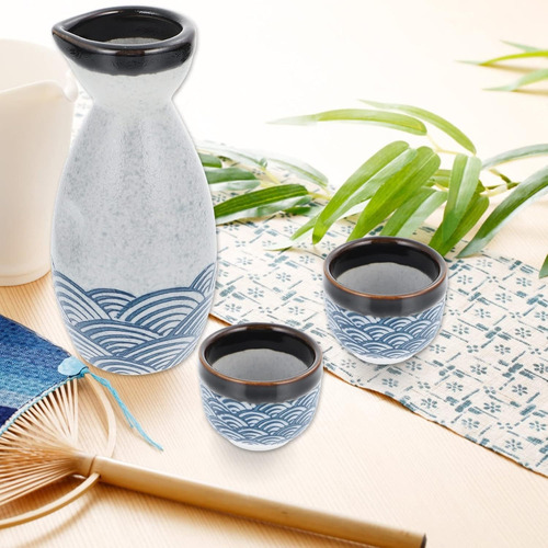 Juego De Sake Japonés De Cerámica, Taza De Sake De Cerámica