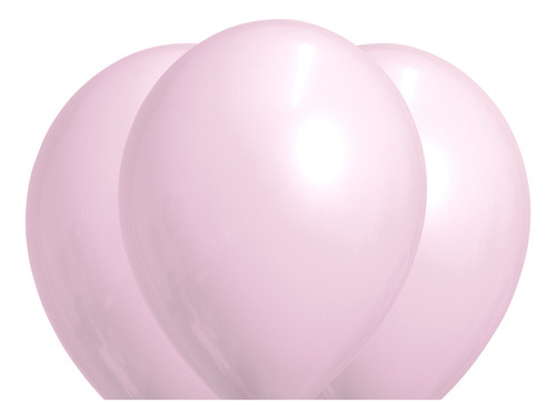 Globos Latex Pastel Liso 12 Pulgadas Cumpleaños X25 Uni Color Rosa 25 Pastel