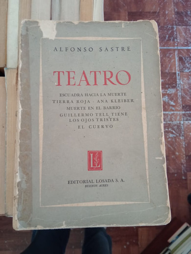Teatro Alfonso Sastre Editorial Losada 