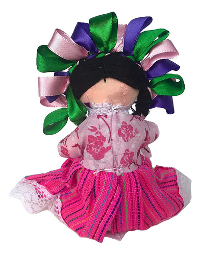 Muñeca De Trapo Maria Tradicional Mexicana Hecha A Mano - 7