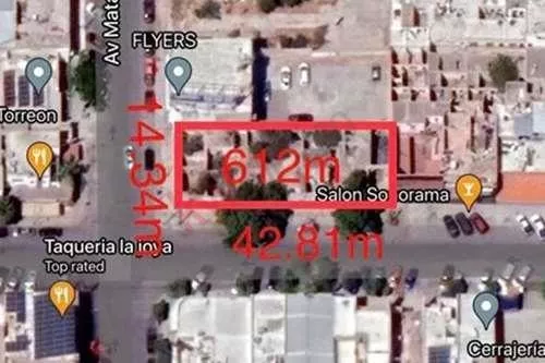 Terreno Comercial En Renta, Zona Centro, Torreón, Coahuila