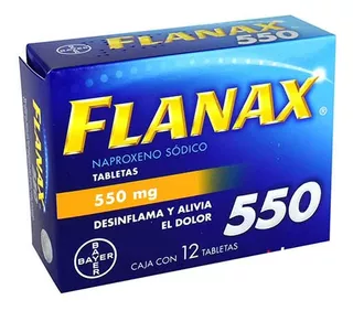 Flanax 550 Mg 12 Tabletas