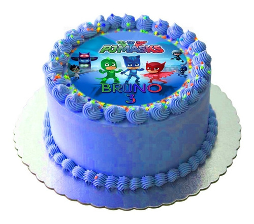 Láminas Comestibles Pj Masks Para Tortas En Horas