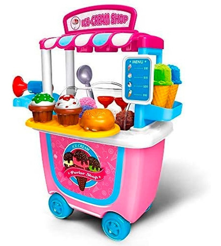 Carrito Heladeria Helados Postres 31 Acc Zippy Toys En Cadia