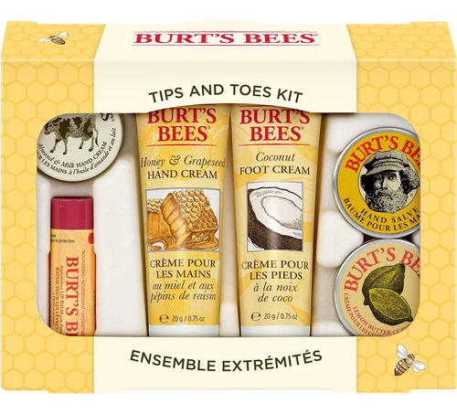 Burt's Bees Tips And Toes Kit Para Manos Y Pies, Paquete De
