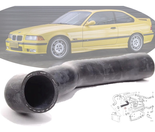 Tubo Flexível Superior Radiador Bmw 323i 2.5 1995-1998