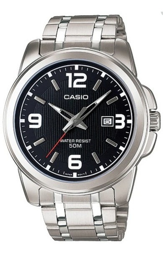 Reloj Casio Caballero Negra Mtp-1314d-1avdf