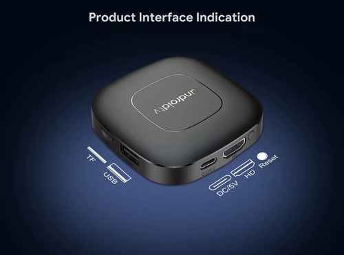 Tv Box Android 2gb Ram 8gb Rom Control Infrarrojo Negro Estándar