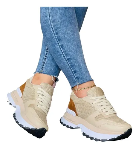 Tenis tractor online mujer