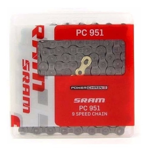 Corrente Sram Pc 951 C/ Powerlink Speed Mtb 9v 27v X3 X4