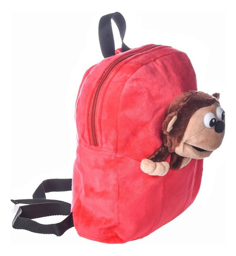 Bubba Mochila Pr Color Rojo Diseño De La Tela Lisa