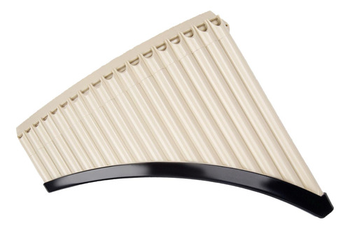 Pan Pipe Instrumento Clave De, Instrumento De 18 Tubos Beige