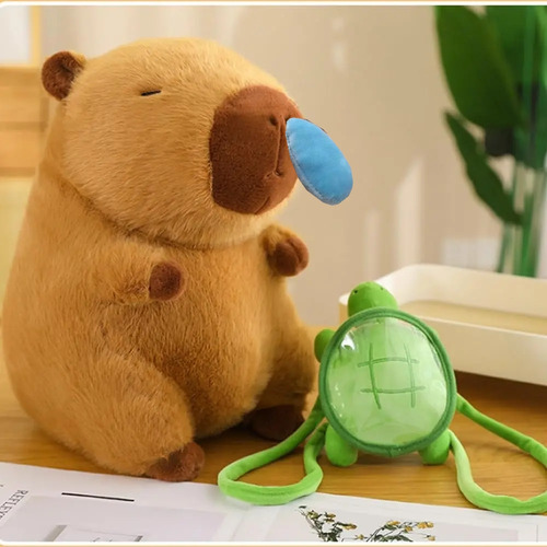 Muñeco Capibara De Felpa De 25 Cm, Regalo De Cumpleaños Para