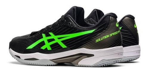 Imagem 3 de 5 de Tênis Asics Solution Speed Ff 2 Clay Masculino- Preto/verde
