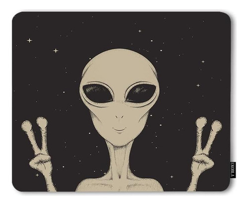 Ekobla Alien Mousepad Base De Goma Antideslizante Ojos Dedos