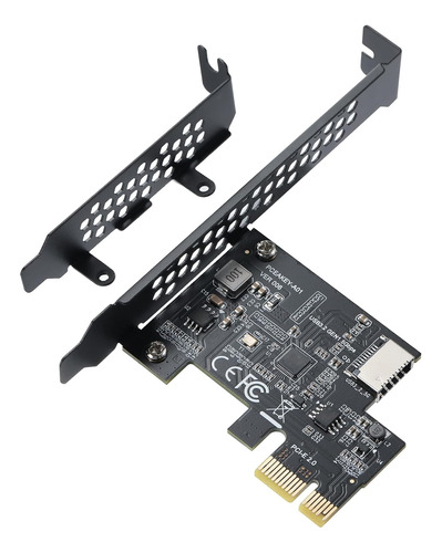 Tarjeta De Expansión Pci-e 1x A Usb 3.2 Gen1 De 5 Gbps Tipo