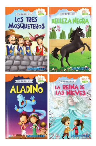 4 Libros Para Aprender A Leer 7 - 8 Años Nivel 3 Primaria