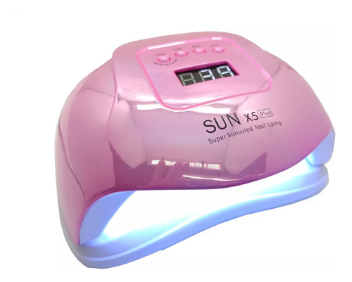 Cabine 120w Led Uv Sun X Plus Manicure Acrigel Gel Nail Rosa 110V/220V (Bivolt)