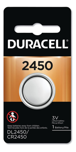 Duracell Batera De Celda De Moneda De Litio Dl2450bpk 2450