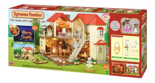 Sylvanian Families 3645 - Casa De La Ciudad Con Luces Intek