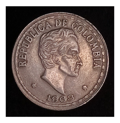 Colombia 20 Centavos 1963 Excelente Km 215.2