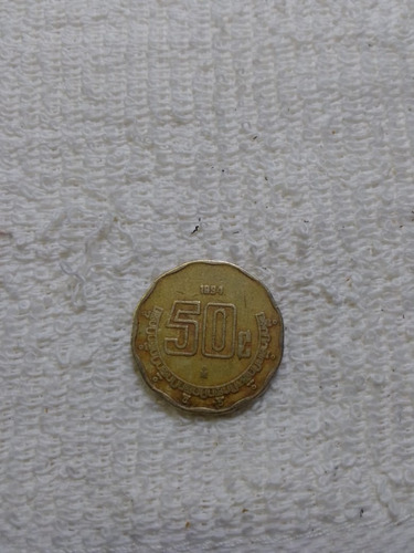 Moneda De 50 Centavos Con Error. 1894 Ofrece