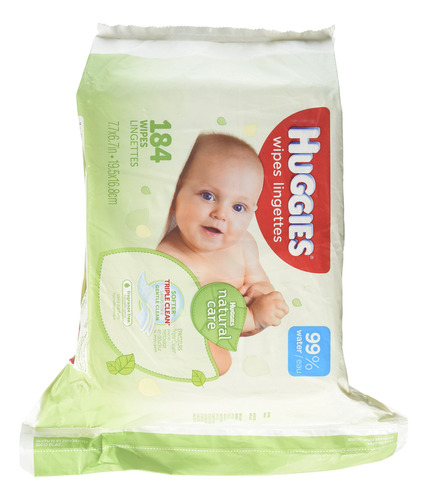 Huggies Toallitas Naturales Para Bebes Sensibles, Sin Fragan