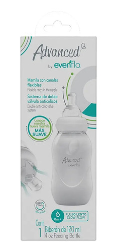 Biberon Advanced Evenflo 120ml Recien Nacidos Bebe Accesorio